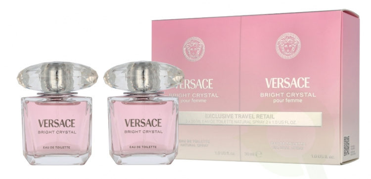 Versace Bright Crystal Giftset 60 ml edt spray 30ml/edt spray 30ml