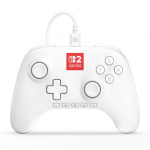 PowerA Advantage langallinen ohjain Nintendo Switch 2:lle Lumectran kanssa - Valkoinen PowerA Advantage langallinen ohjain Nintendo Switch 2:lle Lumectran kanssa - Valkoinen