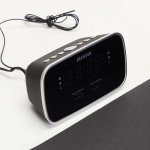 AIWA Klockradio Två alarm USB ladd-uttag Svart AIWA Klockradio Två alarm USB ladd-uttag Svart