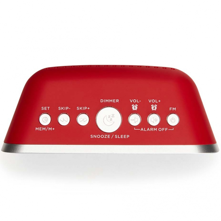 AIWA Klockradio Två alarm USB ladd-uttag Röd AIWA Klockradio Två alarm USB ladd-uttag Röd