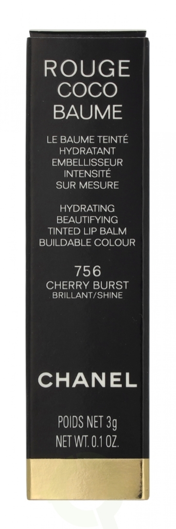 Chanel Rouge Coco Hydrating Beautifying Tinted Lip Balm 3 g #756 Cherry Burst