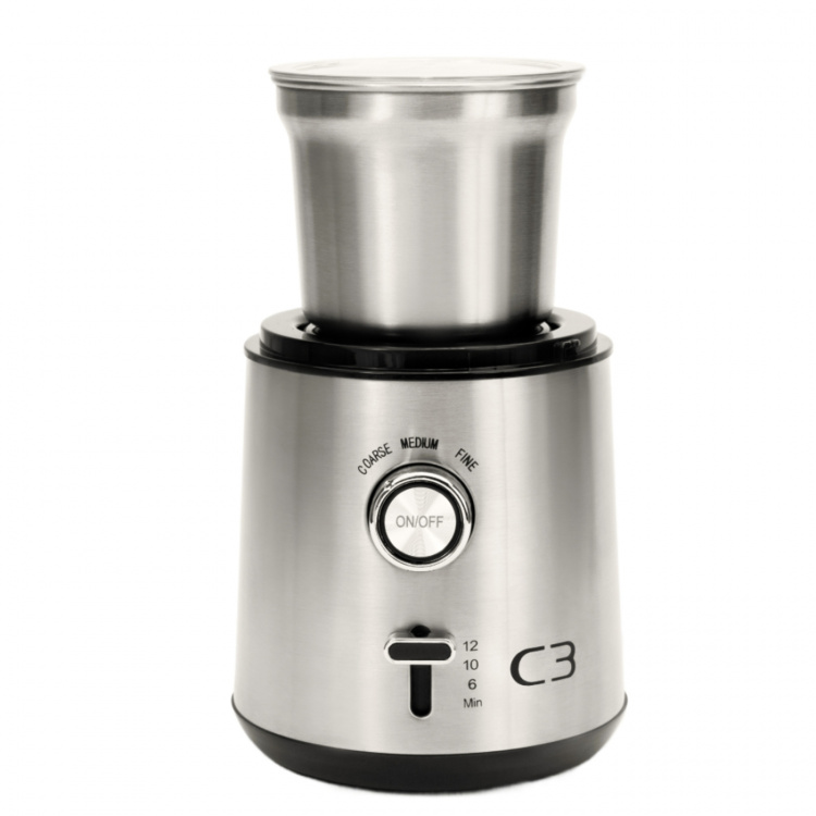 C3 Kaffekvarn Design 85g 200W CG700 Borstad Rostfri stål C3 Kaffekvarn Design 85g 200W CG700 Borstad Rostfri stål