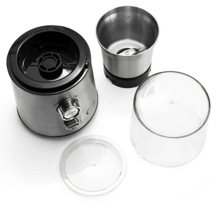 C3 Kaffekvarn Design 85g 200W CG700 Borstad Rostfri stål C3 Kaffekvarn Design 85g 200W CG700 Borstad Rostfri stål