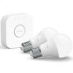 Philips Hue Essential Startkit White and Color Ambiance 2xE27 806lm + Hue Bridge