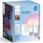 Philips Hue Essential Startkit White and Color Ambiance 2xE27 806lm + Hue Bridge