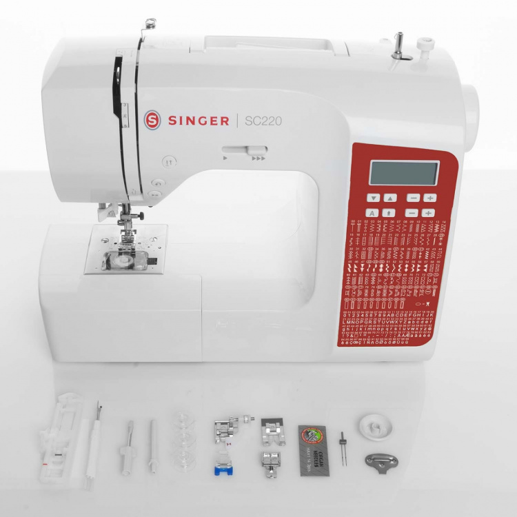 Singer Symaskin SC220 RD 200st stygnprogram