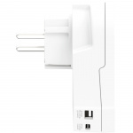 SKROSS Reseadapter Världen till Europa USB-A/USB-C 20W Jordad