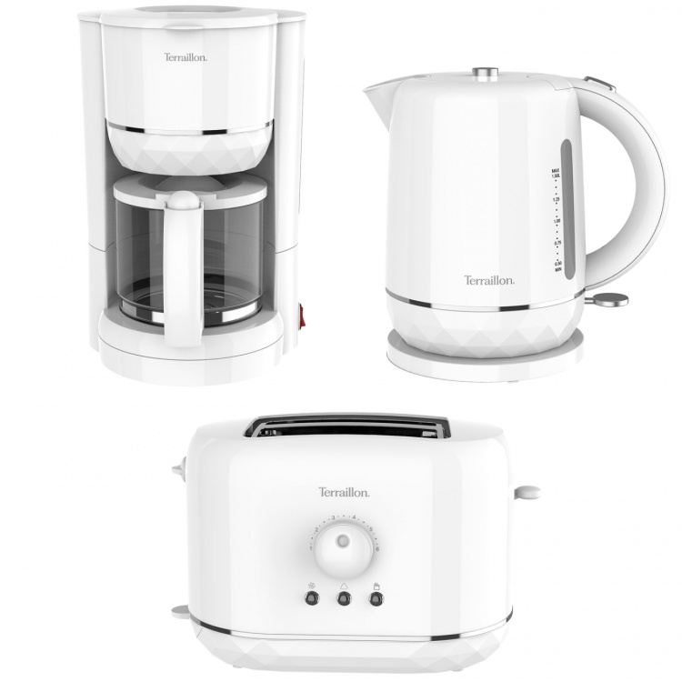 Terraillon Diamond Frukostpaket Serie Vit