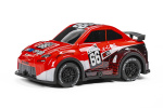 TEC-TOY Mini Rally R/C 1:24 2,4GHz valolla, punainen (471275)