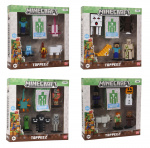 MINECRAFT 3D-hahmo 6 pakkaus Deluxe Box asst (2060MC)