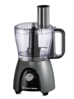 Russell Hobbs Ruokaprosessori - mattahiili - 2.3L kulho, 1.5L kannullinen tehosekoitin