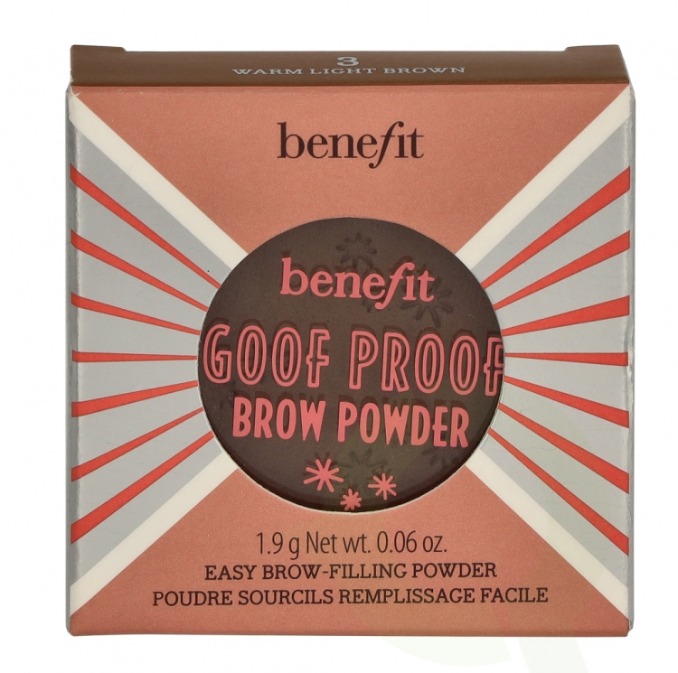 Benefit Goof Proof Brow Powder 1.9 g #3 Warm Light Brown