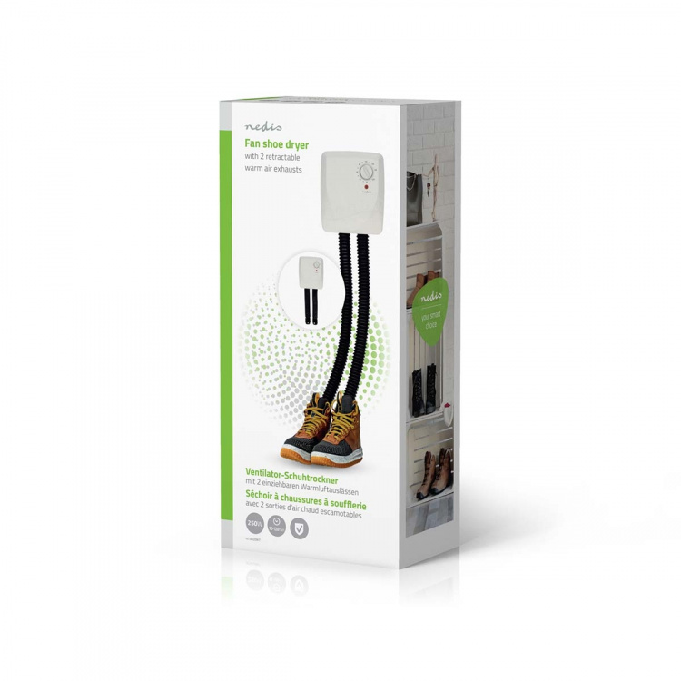 Nedis Kengänkuivain | 250 W | 45 °C | Ylikuumenemissuoja