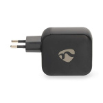 Nedis Seinälaturi | 100 W | GaN | PD3.0 | Pikalataus-toiminto | 2.5 / 3.0 / 5.0 A | Lähtöliitäntöjen määrä: 3 | USB-A / 2x USB-C™ | Automaattinen Jännitteen Valinta | Musta Nedis Seinälaturi | 100 W | GaN | PD3.0 | Pikalataus-toiminto | 2.5 / 3.0 / 5.0 A | Lähtöliitäntöjen määrä: 3 | USB-A / 2x USB-C™ | Automaattinen Jännitteen Valinta | Musta