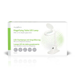 Nedis Pöytälamppu Suurennuslasilla | Linssin voimakkuus: 3 + 12 Diopter | 6500 K | 6 W | 400 lm | Valkoinen