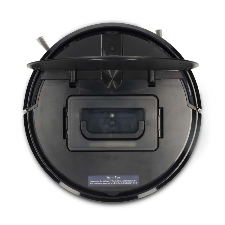 Nedis SmartLife Robot Pölynimuri | Satunnainen | Wi-Fi | Keräyssäiliön tilavuus: 0.6 l | Automaattinen lataus | Maksimi käyttöaika: 2 tuntia | Musta | Android™ / IOS