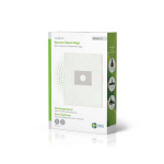 Nedis Pölypussi | 4 kpl | Mikrokuitu | Eniten myyty: Semi-Universal | Valkoinen