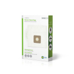 Nedis Pölypussi | 4 kpl | Mikrokuitu | Eniten myyty: Electrolux E66 | Valkoinen