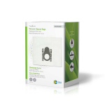 Nedis Pölypussi | 8 kpl | Mikrokuitu | Eniten myyty: Bosch / Siemens D - E - F - G - H | Valkoinen