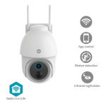 Nedis SmartLife Ulkokamera | Spotlight | 3MP Full HD 1296p | Kääntö/kallistus | IP65 | Maks. akunkesto: 3 Kuukautta | MicroSD (ei sisälly) / Pilvipalvelutallennus (valinnainen) | 5 V DC | Liiketunnistimella | Yökuvaus | Valkoinen Nedis SmartLife Ulkokamera | Spotlight | 3MP Full HD 1296p | Kääntö/kallistus | IP65 | Maks. akunkesto: 3 Kuukautta | MicroSD (ei sisälly) / Pilvipalvelutallennus (valinnainen) | 5 V DC | Liiketunnistimella | Yökuvaus | Valkoinen