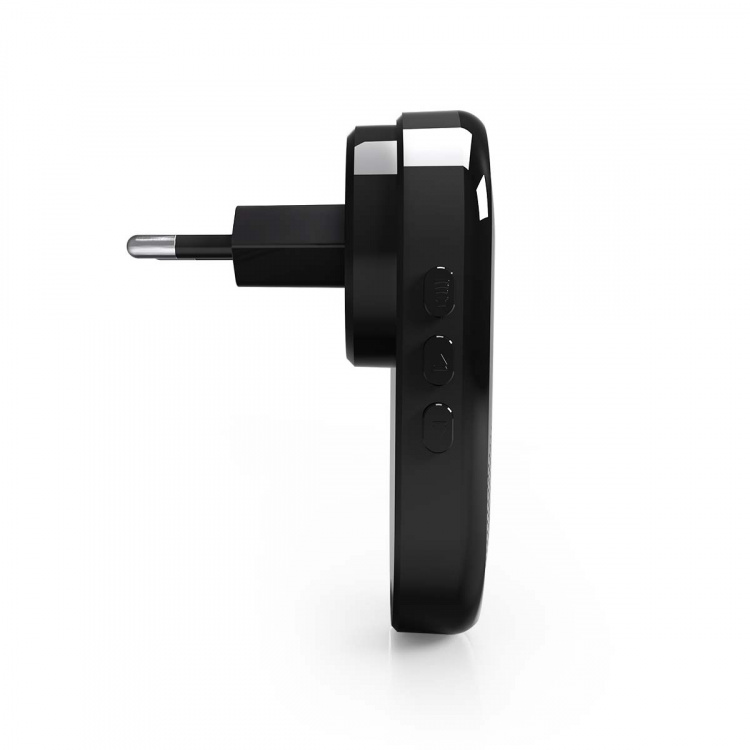 Nedis SmartLife Soittokello | RF, frequency 433 Mhz | Tarvikkeet tuotteelle: WIFICDP11BK / WIFICDP21BK / WIFICDP31BK | Verkkovirtakäyttöinen | 55 Äänet | 110 - 240 V AC 50/60 Hz | Säädettävä äänenvoimakkuus | Musta Nedis SmartLife Soittokello | RF, frequency 433 Mhz | Tarvikkeet tuotteelle: WIFICDP11BK / WIFICDP21BK / WIFICDP31BK | Verkkovirtakäyttöinen | 55 Äänet | 110 - 240 V AC 50/60 Hz | Säädettävä äänenvoimakkuus | Musta