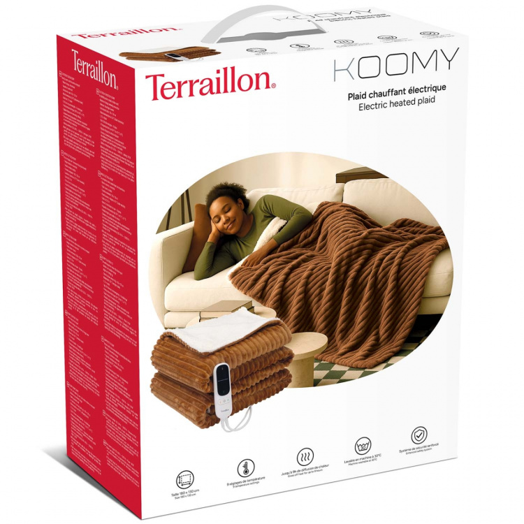 Terraillon Värmefilt Koomy 180x130cm 140W Caramel