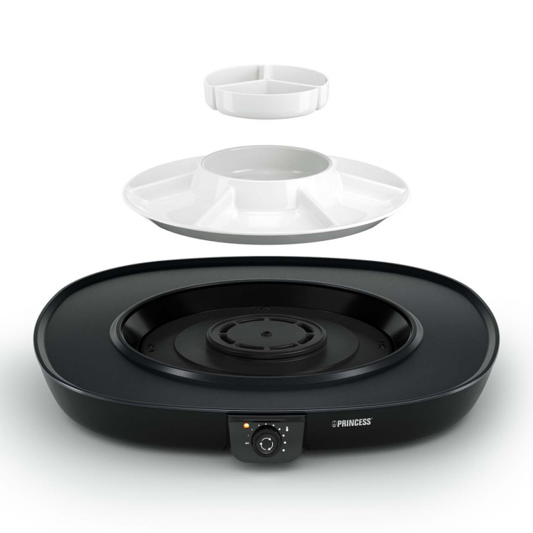 Princess Bordsgrill Table Chef Pirouette 45x47,5cm 1000W - 103260 Princess Bordsgrill Table Chef Pirouette 45x47,5cm 1000W - 103260