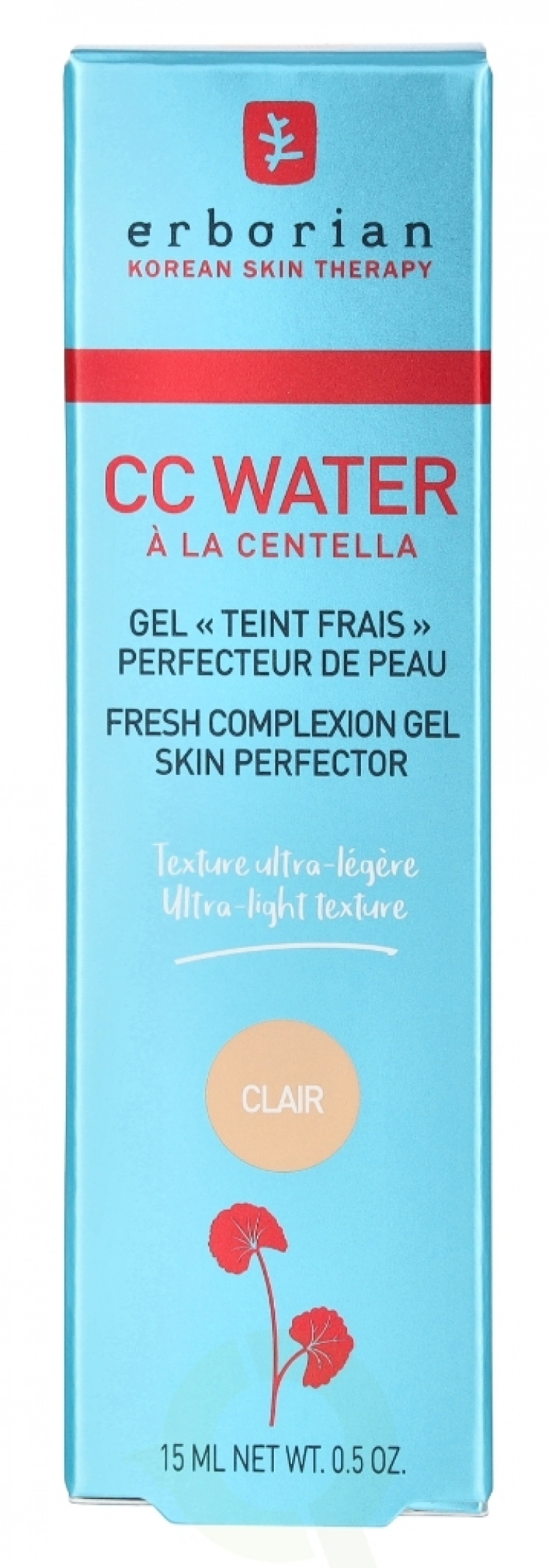 Erborian CC Water Centella Fresh Complex. Gel Skin Perfector 15 ml Clair