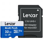 Lexar MicroSDHC Blue Plus UHS-I SD-sovittimen kanssa 32GB Lexar MicroSDHC Blue Plus UHS-I SD-sovittimen kanssa 32GB