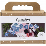 Mini Craft Kit Cyanotype - Lahjatarrat - sininen - hopea (977855)