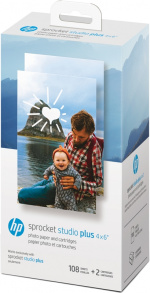 HP Sprocket Studio Plus -kasetti 108-pack (HPIS4X6C108)