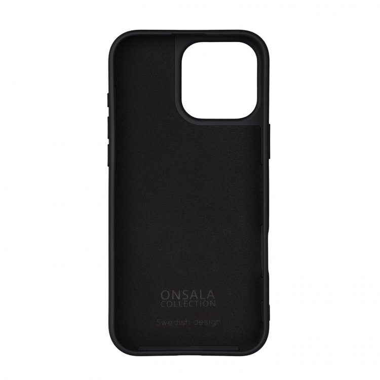 Onsala Back Sil Touch Recycled MagSerie iPhone 16 Pro Max Black