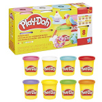 PLAY-DOH Compound 8 Pack, Rainbow, 3 Oz Sateenkaari