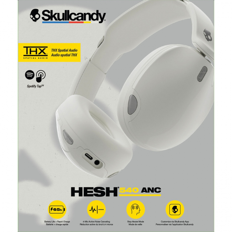 Skullcandy Kuulokkeet Hesh 540 Over-Ear ANC Luunvalkoinen