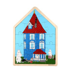 Moomin Palapeli 19 Pcs Wooden Framed Puzzle House