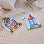 Moomin Palapeli 19 Pcs Wooden Framed Puzzle House
