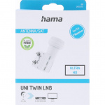 Hama Universal LNB Twin Valkoinen