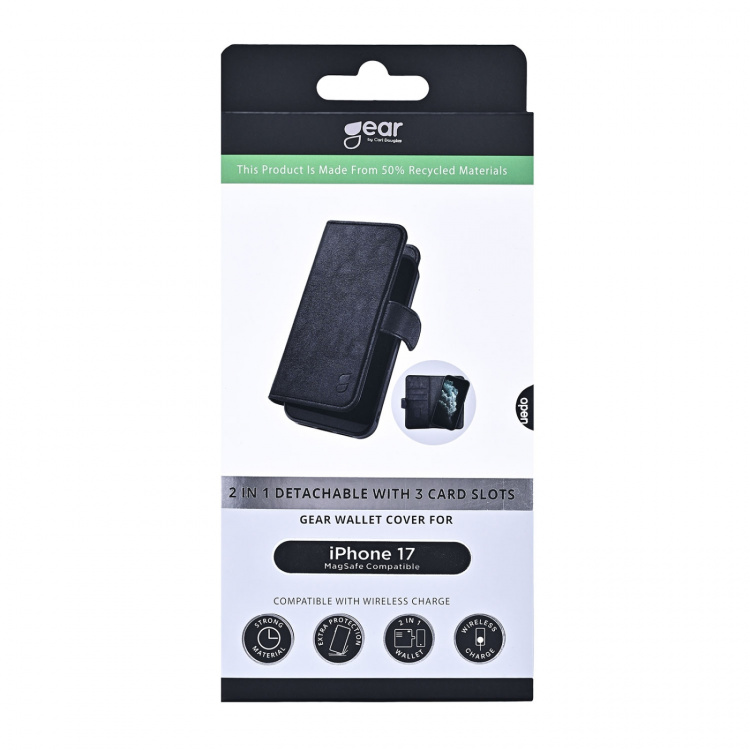 Gear Puhelinkotelo 2-in-1 MagSerie Black - iPhone 17