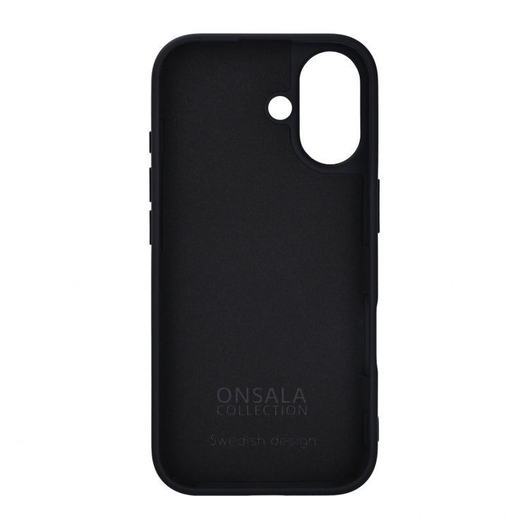 Onsala Puhelinkuori silikonituntumalla Black - iPhone 17