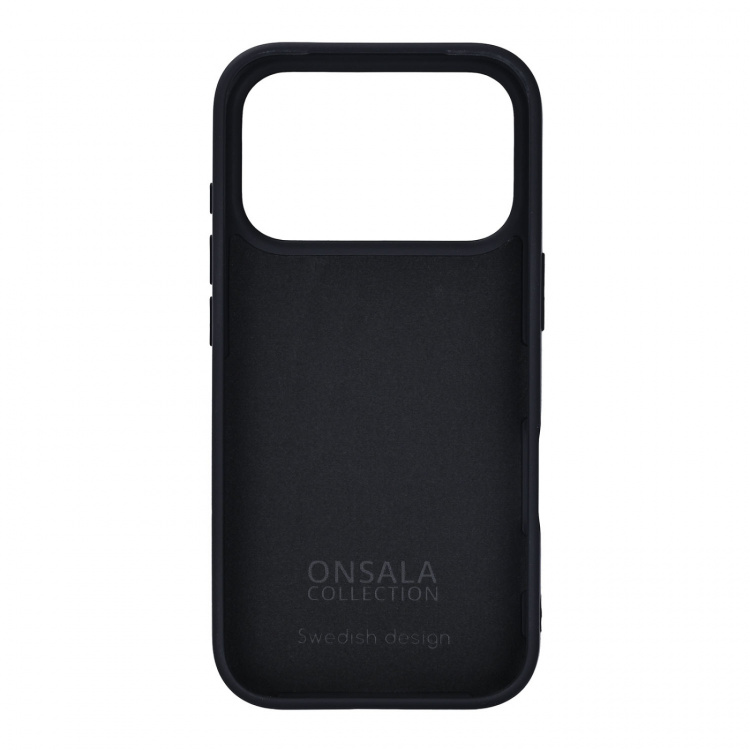 Onsala Puhelinkuori silikonituntumalla Black - iPhone 17 Pro