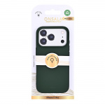 Onsala Mobilkuori silikonituntumalla Olive Green - iPhone 17 Pro