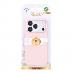 Onsala Mobilkuori silikonituntumalla Chalk Pink - iPhone 17 pro