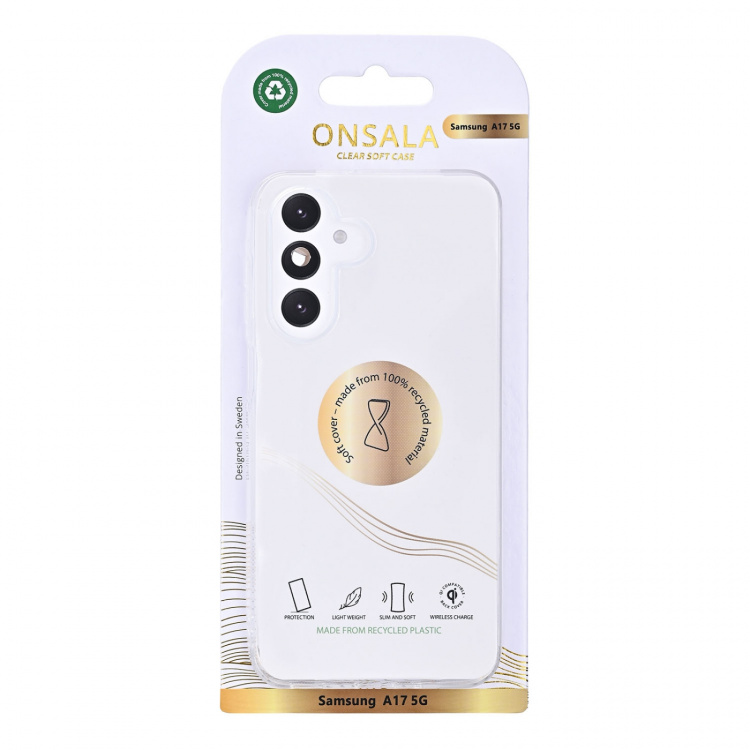 Onsala Puhelimen suojakuori Kierrätetty TPU Läpinäkyvä - Samsung Galaxy A17 5G