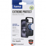 Hama Suojakuori Extreme Protect iPhone 17 Pro Max MagKotelo Musta