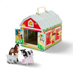 Melissa & Doug Puulelu Wooden Activity Barn Latches