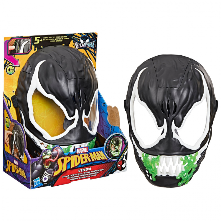 Marvel Naamio Spider-Man Role Play Mask Venom Versus Feature Mask