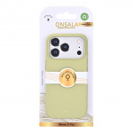 Onsala Mobilkuori silikonituntumalla Lime - iPhone 17 Pro