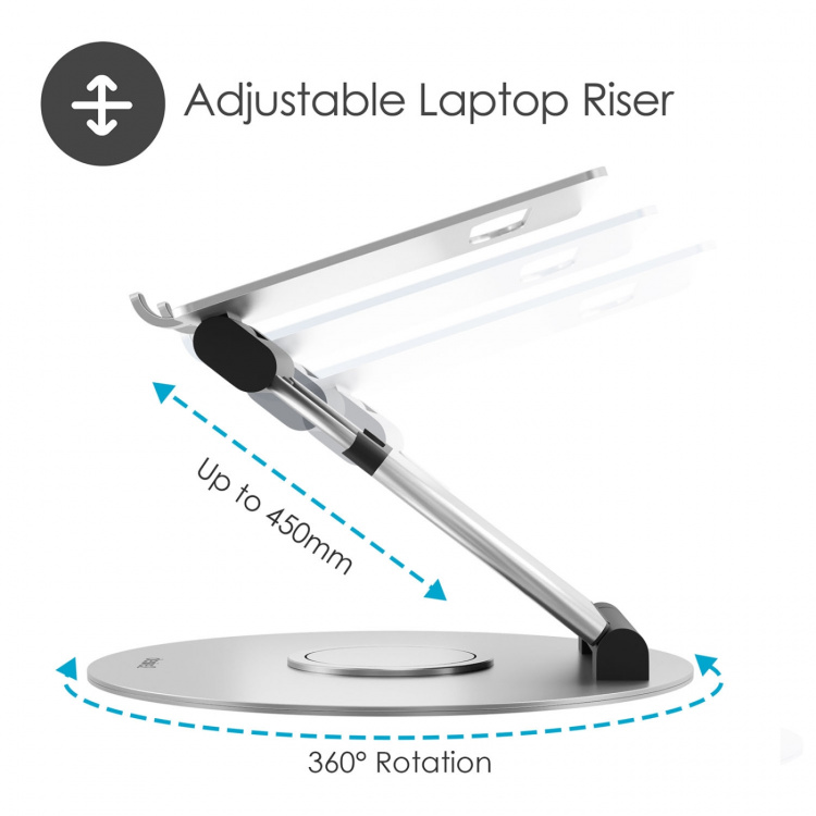 Desire2 Kannettavan Tietokoneen Korotin Supreme 360 Alumiini