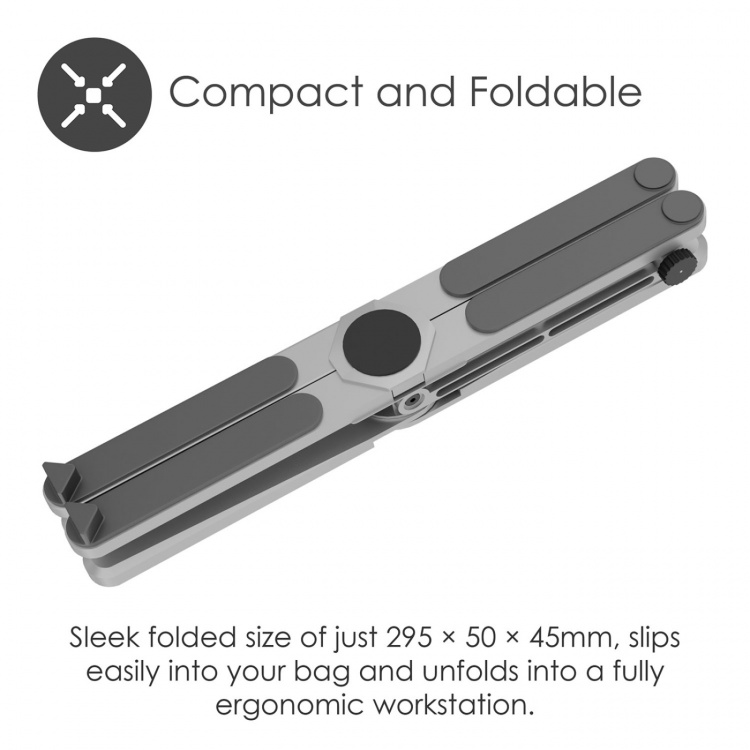 Desire2 Kannettavan Tietokoneen Teline X Stand Taitettava Alumiini