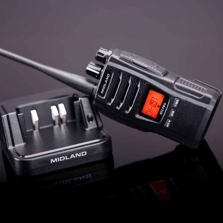 Midland Walkie Talkie G13 Pro Musta